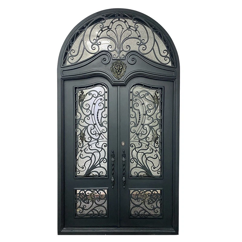 Wrought Iron Single Entry Door
