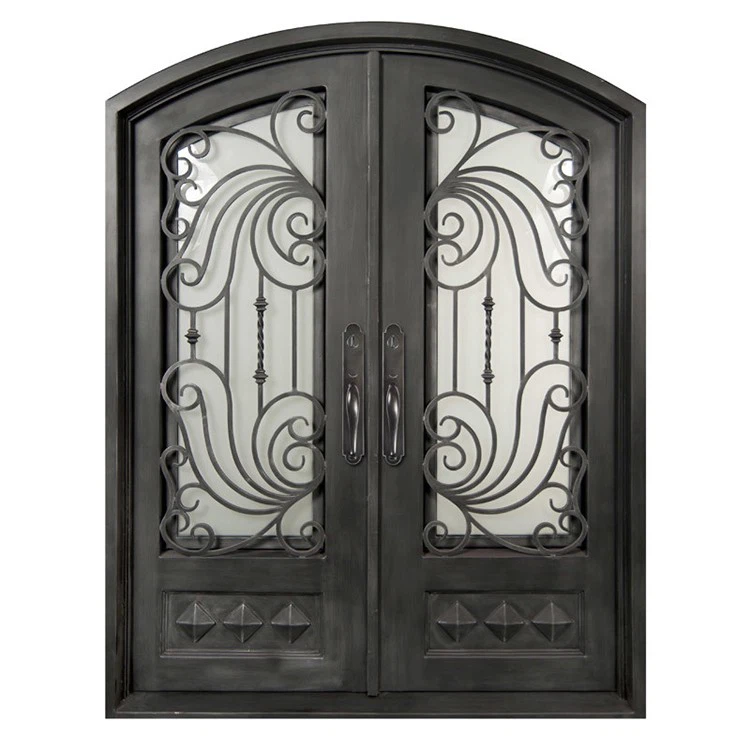 Wrought Iron Single Entry Door